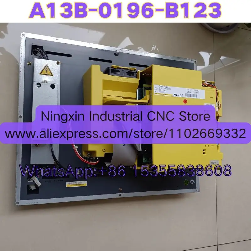 Latest Quotation A13B-0196-B123 Fanuc CNC operation PANEL i system host second-hand function test is normal
