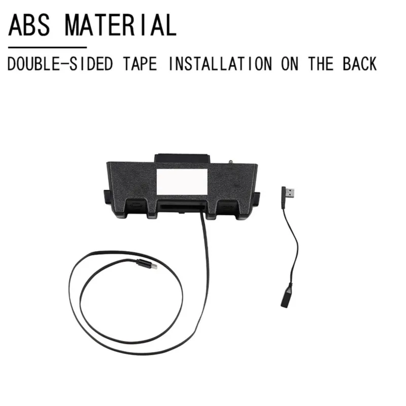 A64P-For Jimny JB64 JB74W 2019-2025 Car Power Dual USB Shunt Hub Type C Splitter With Cigarette To Adapter