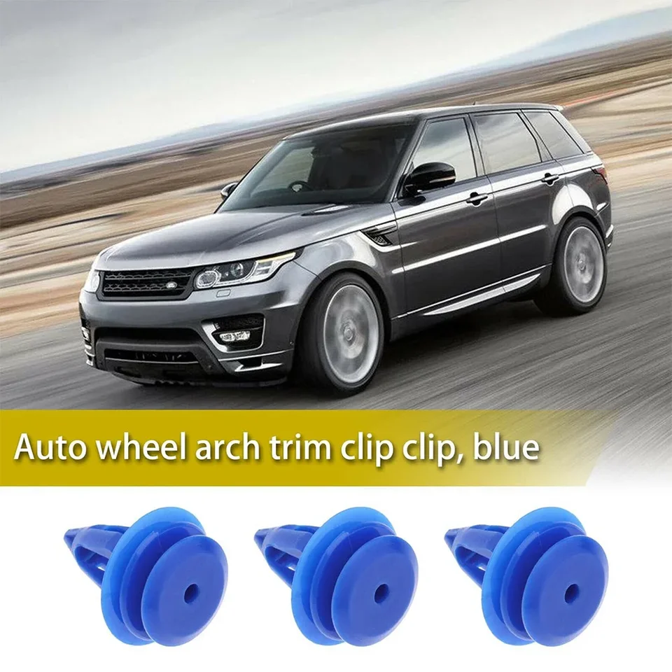 Fijaciones Evoque Arco Rueda Clips De Plástico Para Land Rover Range Rover Evoque - Pack De 20, Color Azul, Para Arcos De Rueda Delanteros/traseros Clip Plástico Azul LR027255