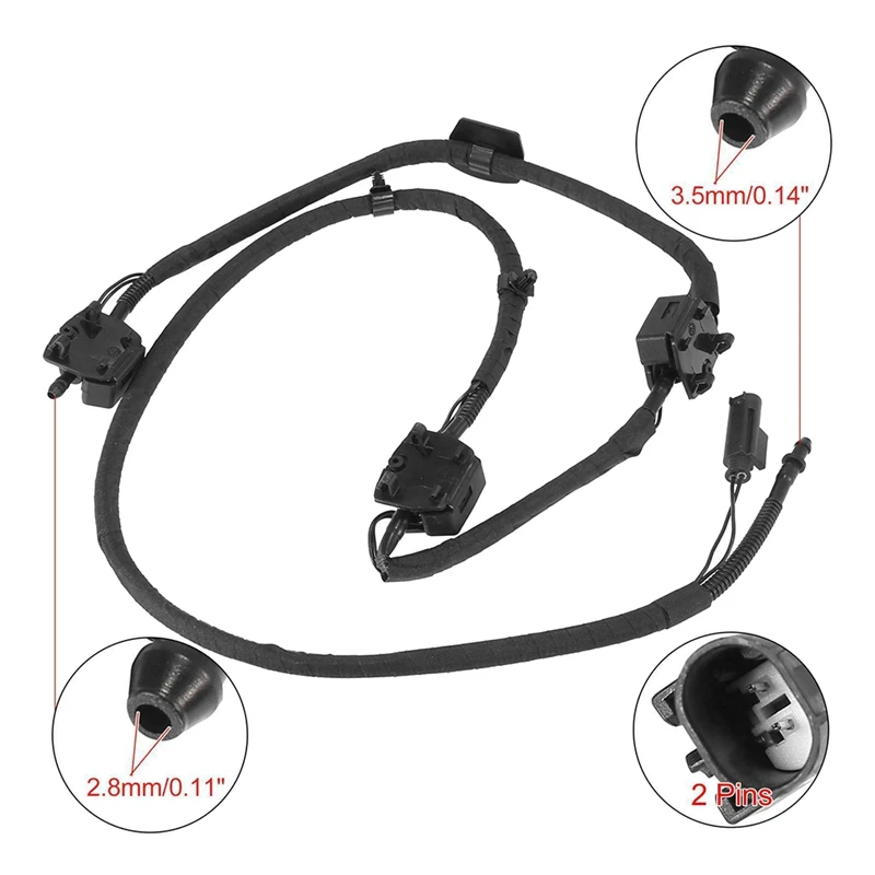 New Windscreen Nozzle Chain Windshield Washer Sprayer Jet System 61667275171 61664849598 for -BMW X5 E70 2006-2013