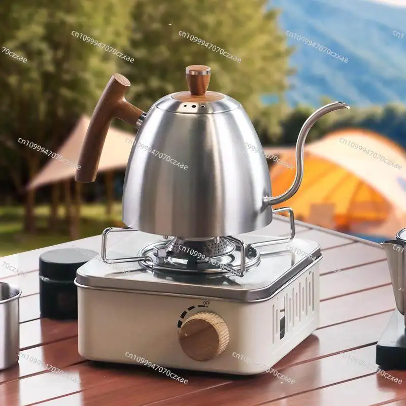 304 Stainless Steel 1.5L Gooseneck Coffee Kettle with Thermometer