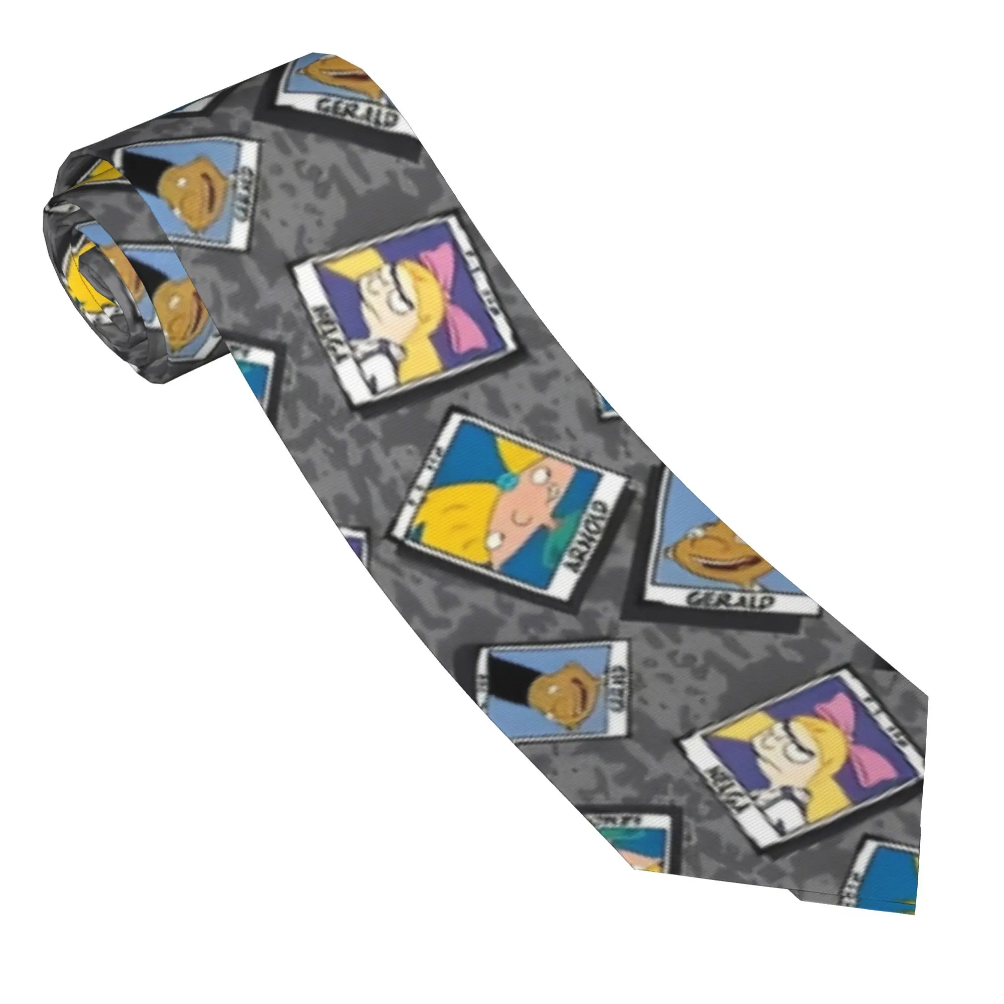 ¡Hola! Corbata con diseño de Arnold Cartoon (5), corbatas para uso diario y fiestas, accesorios de moda para adultos, corbata con gráfico de alta calidad