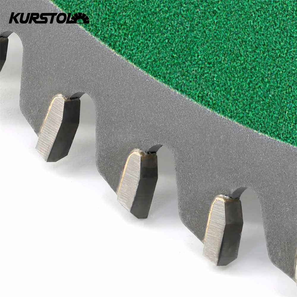 Imagem -02 - Kurstone Peça Dia85 165 216 mm Disco de Corte Tct Liga Dura Carpintaria Lâmina de Serra Circular para Madeira Alumínio Cortador de Disco de Cobre