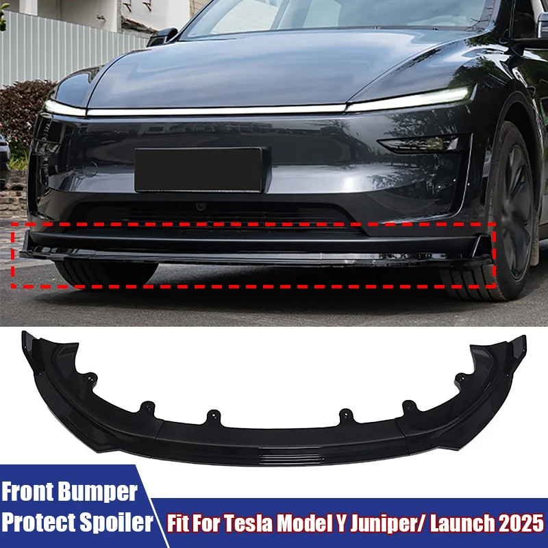 

Автомобильный передний бампер, нижний диффузор, спойлер, защитная накладка, подходит для Tesla Model Y Juniper/ Launch 2025, новинка, 5 мест