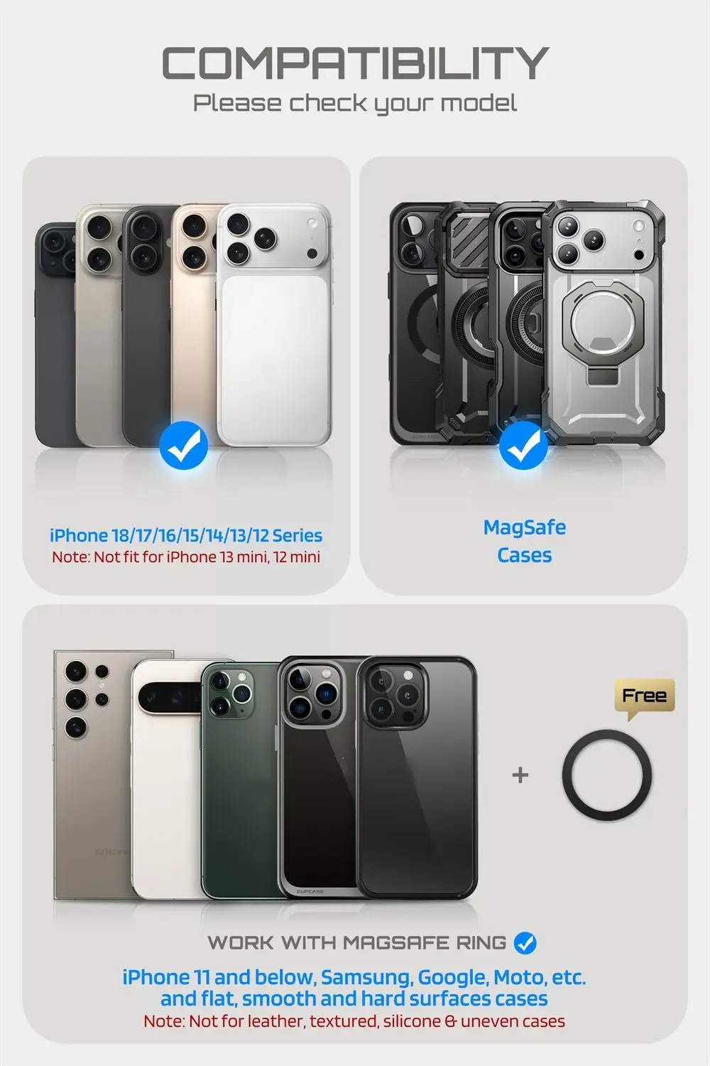 SUPCASE Trackable Magflip Magnetic Wallet with Stand Holder mit Ständer für Galaxy-Serie, für iPhone-Serie, für Z Fold 8 Ultra, für Google – Detail 11