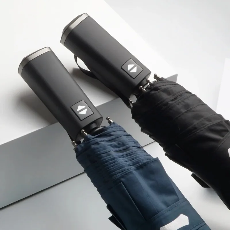 Large Automatic Umbrella Men Business Style Oversize Rain Umbrella Waterproof Big Size Golf Folding Umbrella Travel