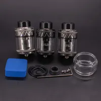 Vape Kylin V3 RTA Rebuildable Tank Atomizer 25mm 6ml Single/Dual Coil Build Top-located Honeycomb Airflow E-Cigarette VS Zeus X