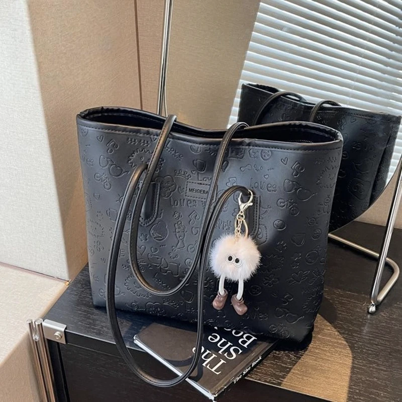 

New Fashion Women Shoulder Bag Large Canvas Tote Bag Casual Handbag for Work Travel Gift For Women