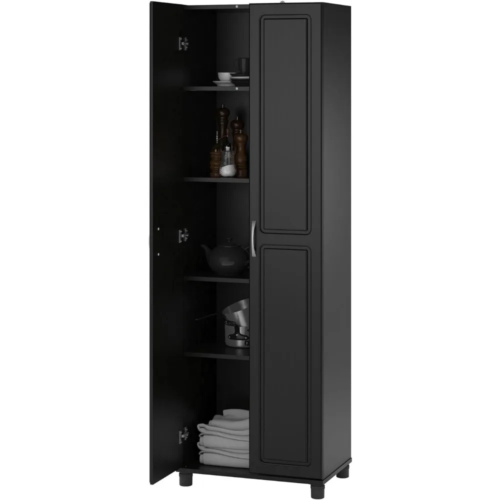 SystemBuild Evolution Kendall 24" Utility Storage Cabinet - Black