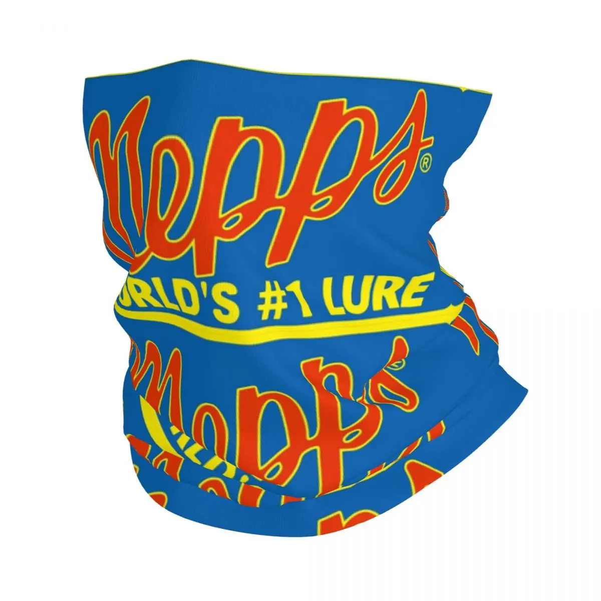 Mepps World's #1 Lure Pocket Bandana Neck Cover, Masque imprimé, Écharpe, Vêtements de sauna multi-usages, Équitation, Unisexe, Adulte, Toutes saisons