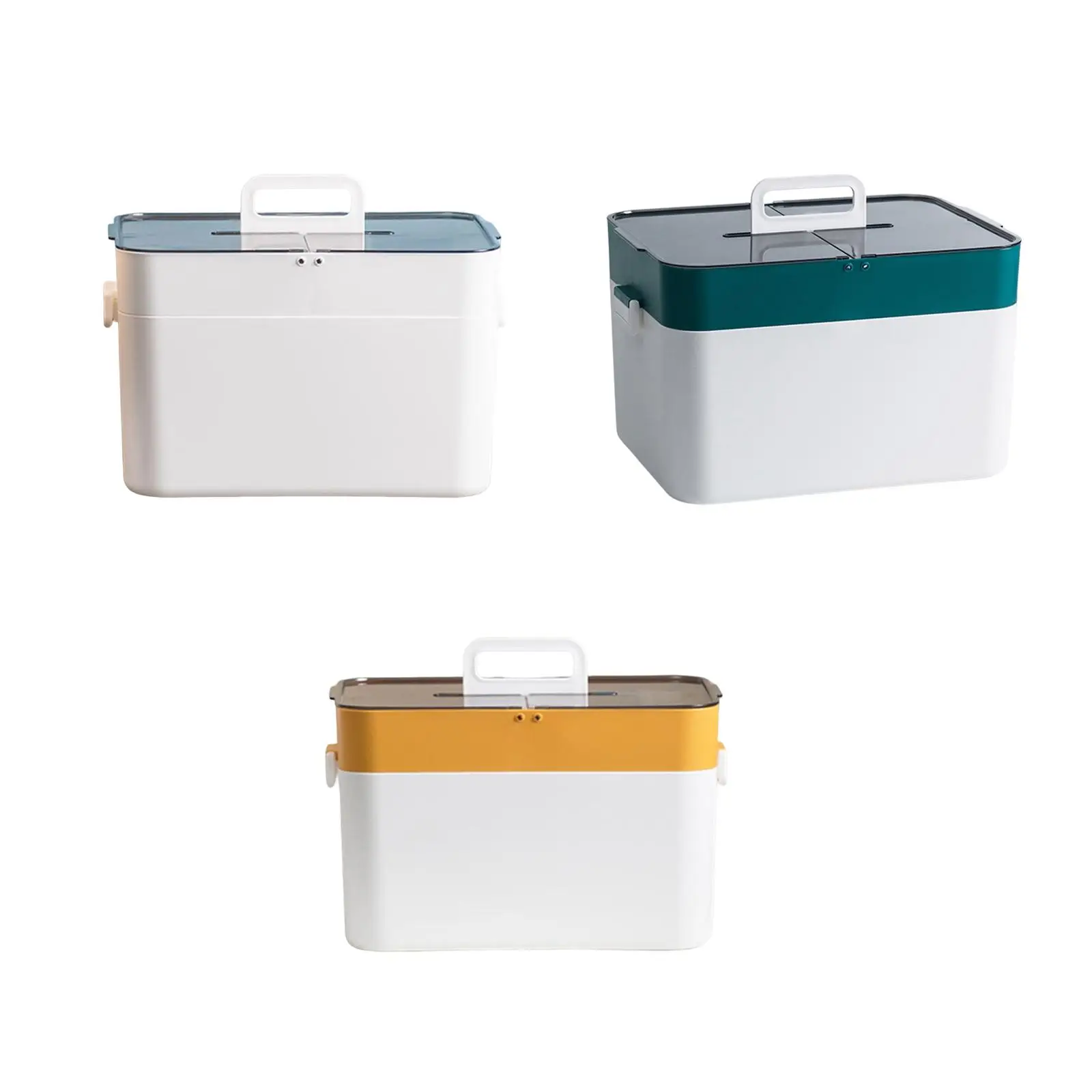 lovehousesky Contenitore portaoggetti Scatola organizer Kit di pronto soccorso per emergenze domestiche