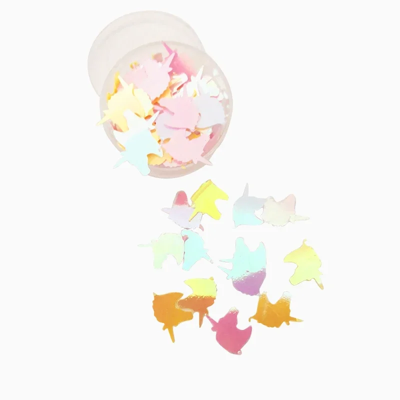 30g Iridescent Unicorn Confetti  10MM Wedding Birthday Baptism Party Table Scatter DIY Decorations Supplies Purple Blue Green