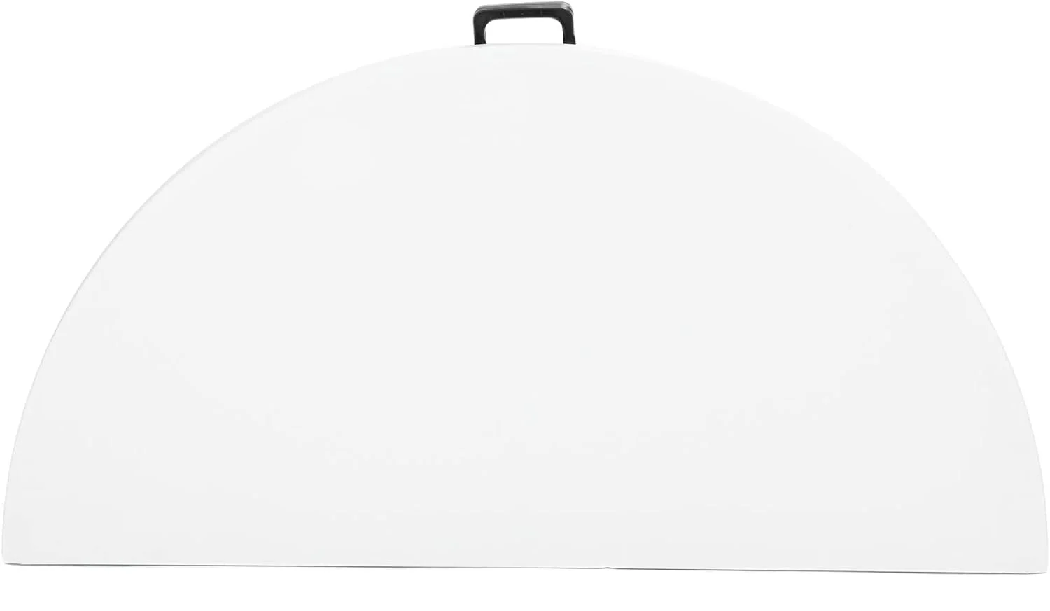 6FT Popular Blow Molded Outdoor Hotel Restaurant Furniture Durable White Plastic Banquet Folding Round Tablepromote sales