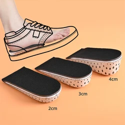 1 Pair Height Increase Insole Breathable Memory Foam Heel Lifting Inserts Shoe Lifts Shoe Pads Elevator Insoles for Unisex