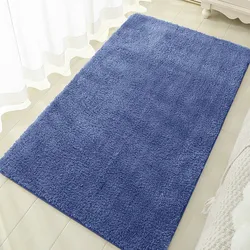 Soft Comfortable Thick Plush Floor Mat,Bathroom Floor Rug,Bedroom Carpet,Living Room Mat,Non-slip Rug,Water Absorption Anti-Slip