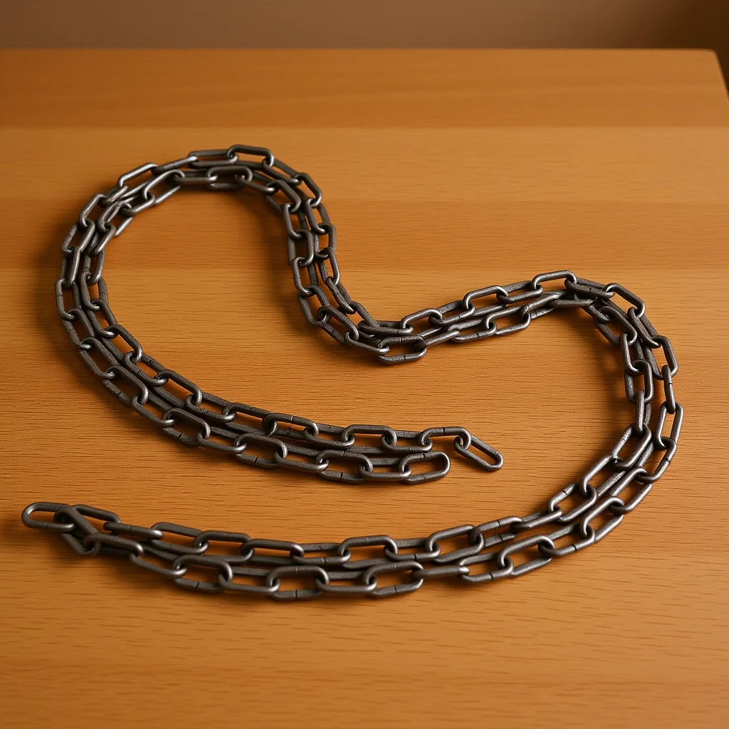 3 Meter Chain Barrier Plastic Coil Warning Delineator Post for Parking Driveway Crowd Control Barricade Applications