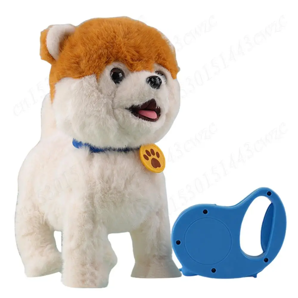 Interactieve robothond Elektronische interactieve knuffel met afstandsbediening Knuffeldier Nieuw elektronisch hond pluche poppenspeelgoed