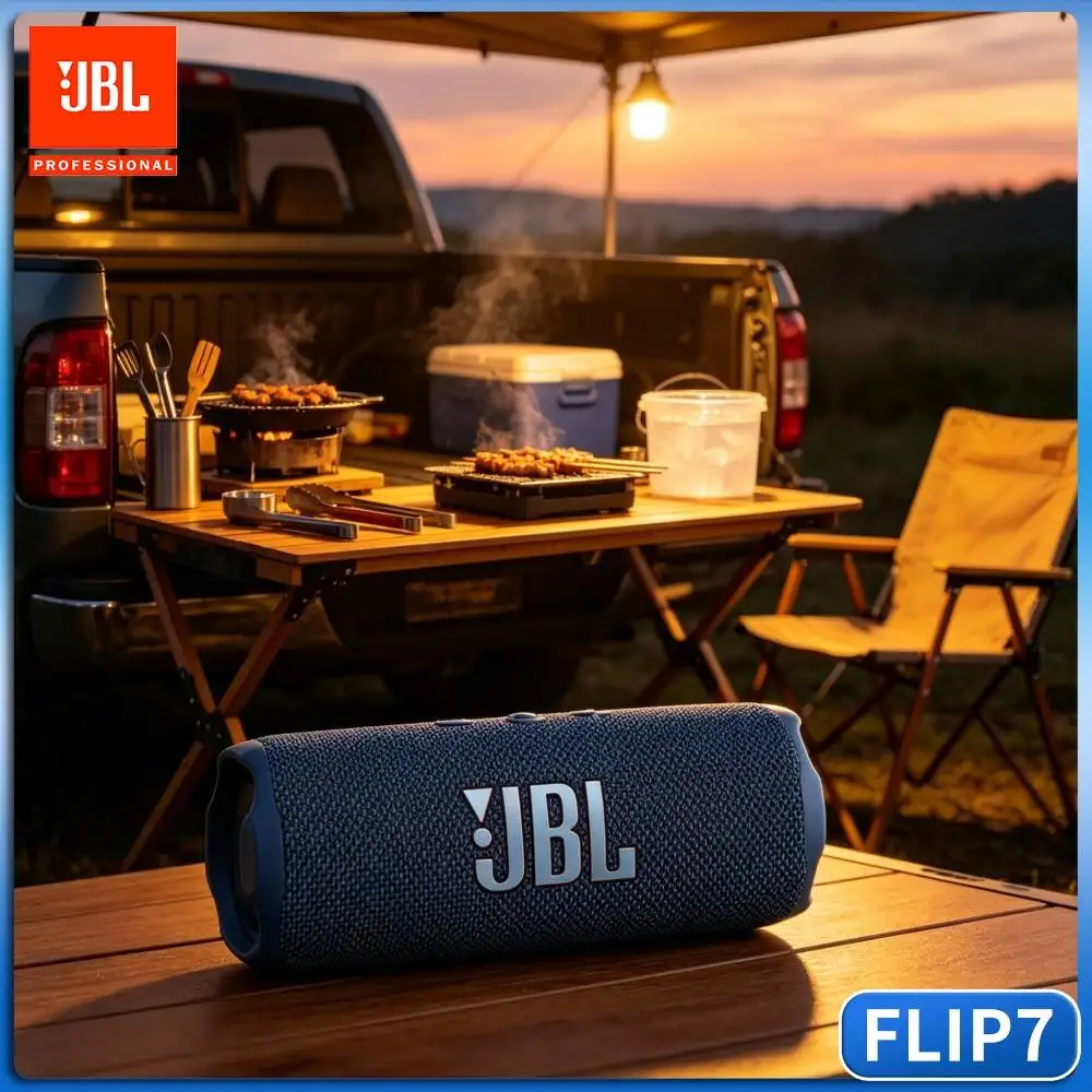 Beach Camping Deep Bass JBL FLIP7 Bluetooth Speaker RGB IP67 Waterproof Handsfree Stereo TF Card USB Charge Audio