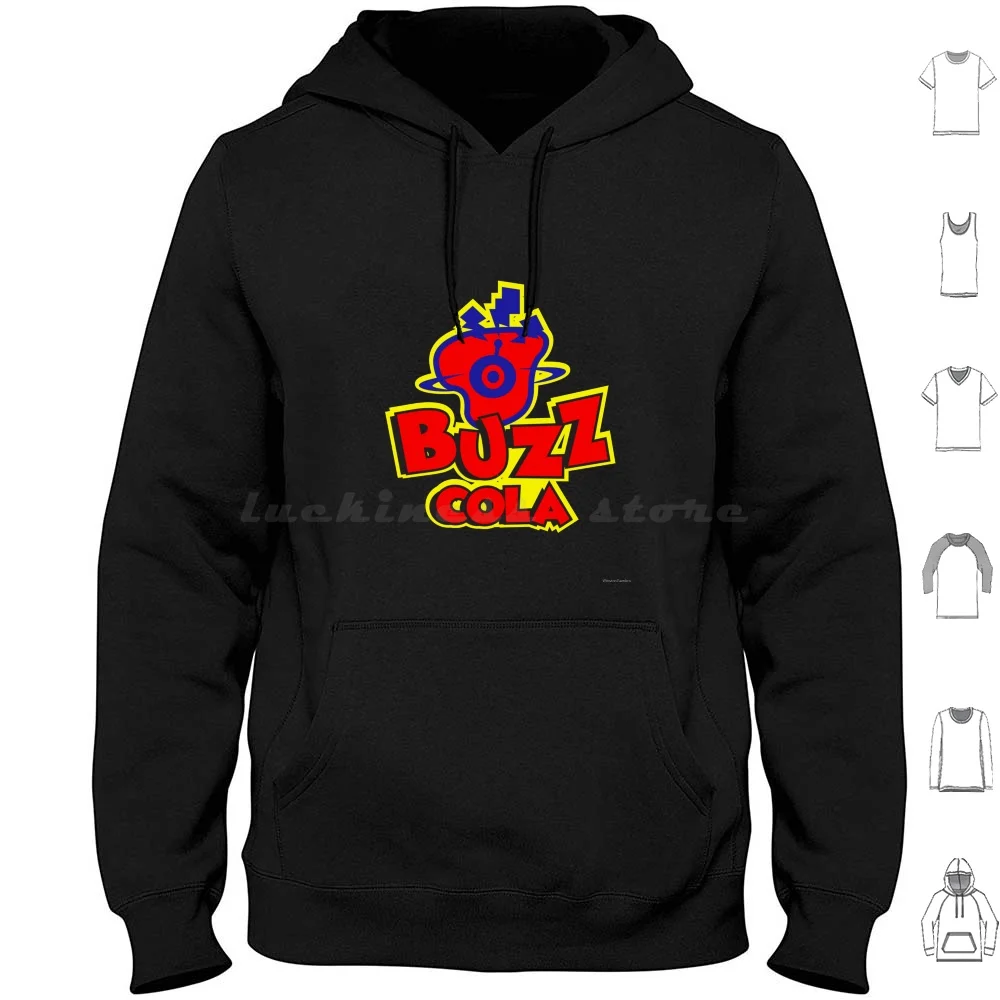 Buzz Cola Hoodies Long Sleeve The Hit And Run Hit Run Hd Remake Homer Lisa Bart Maggie Marge Video Game Apu Soda Game