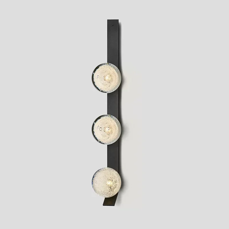 

Nordic Glass Bubble Bulb Wall Lamp Golden Light Luxury Metal Wall Sconce Led Lamp Living Room Bedroom Bedside Led Wall Lamp