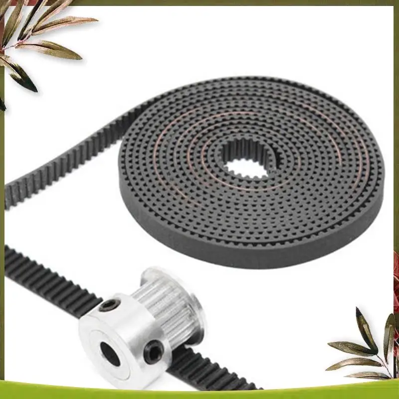 

New-1Pcs Aluminum GT2 16 Teeth 6Mm Bore Timing Belt Pulley Flange Synchronous Wheel For 3D Printer & 1Pcs 6Mm GT2 RF Fiber Glass