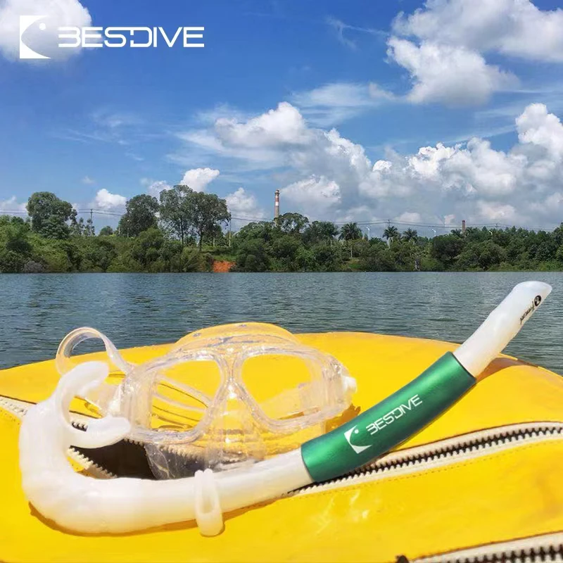 Bestdive Snorkel Floatation Tube Neopreen Snorkel Pijp Voor Duiken Freediving Snorkelen Bespaar Je Snorkel Van Zinken