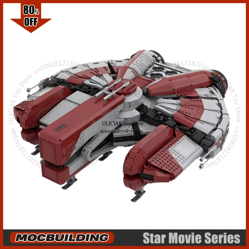 UCS Movie Scene Spaceship Republic Ebon Hawk MOC Building Blocks Battleships Fighter Airship Technology Brick Toys Xmas Gifts