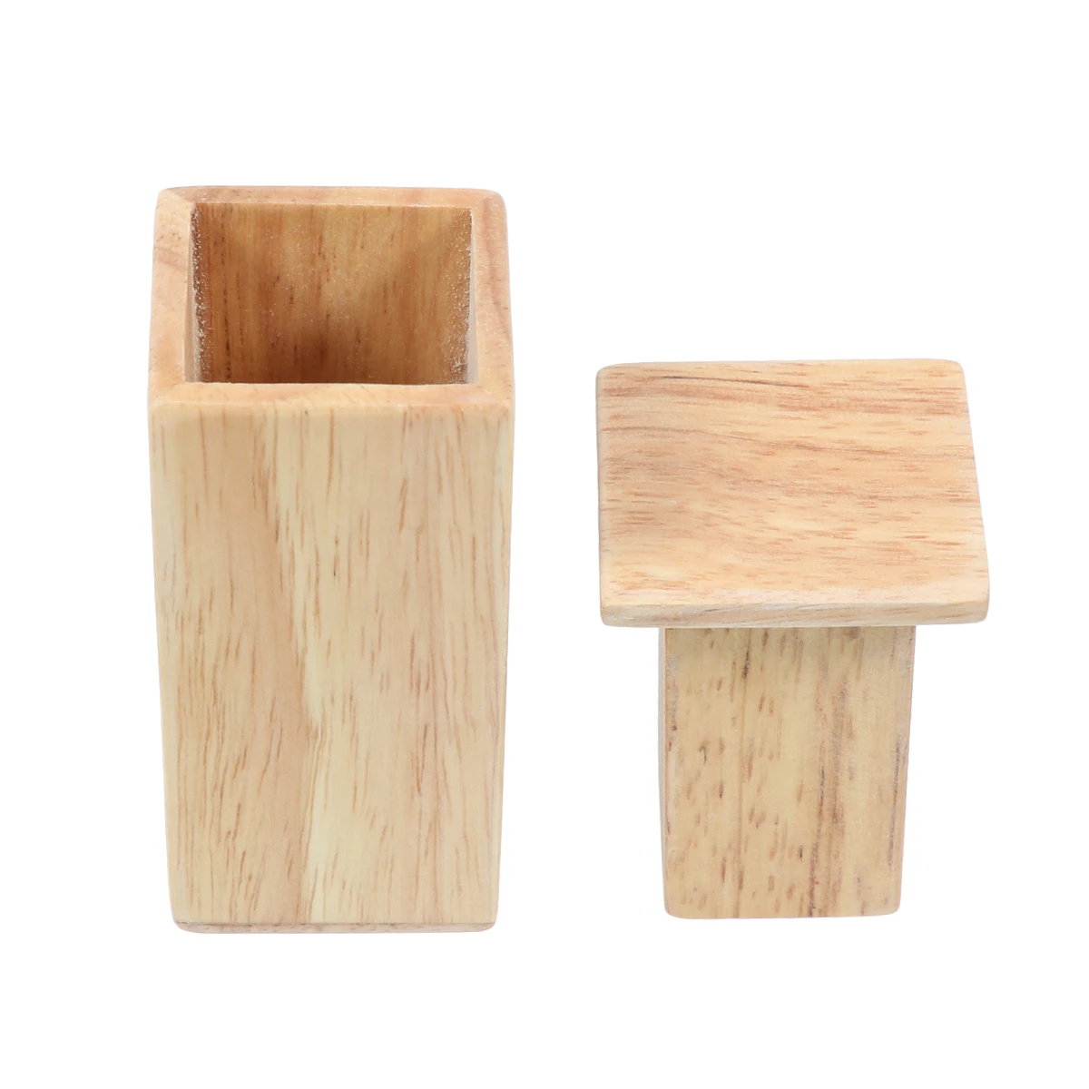 

Simple Oak Toothpick Holder Organizer Natural Wooden Toothpick Box Carrier Creative Table Decoration for Home Restaurant Office