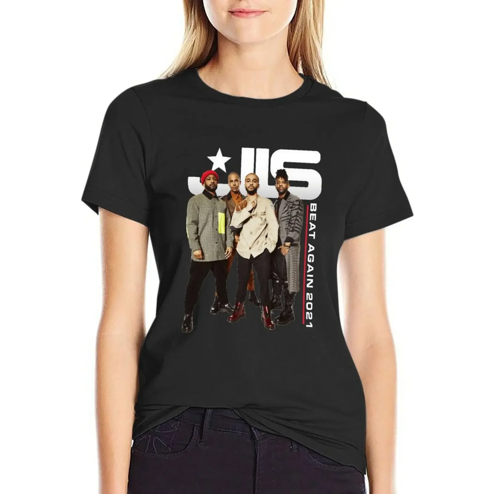 

JLS BEAT AGAIN TOUR 2021 T-Shirt tees cute tops cotton t shirts Women