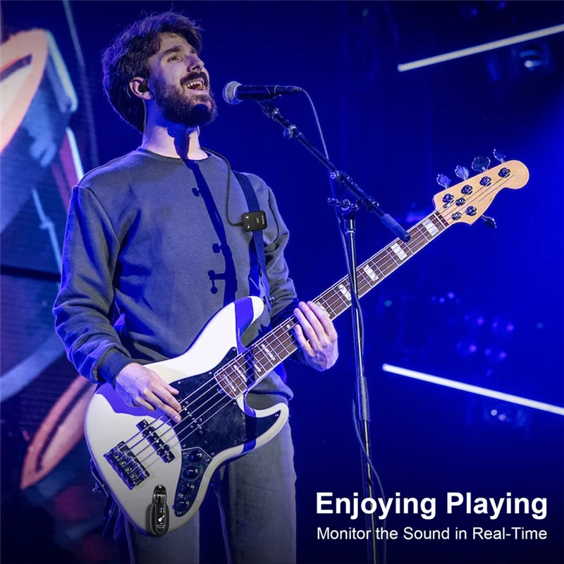 ABKI-nuevo sistema de guitarra inalámbrico A88T pastilla de guitarra eléctrica transmisor receptor de Audio para guitarra eléctrica bajo violín guitarra