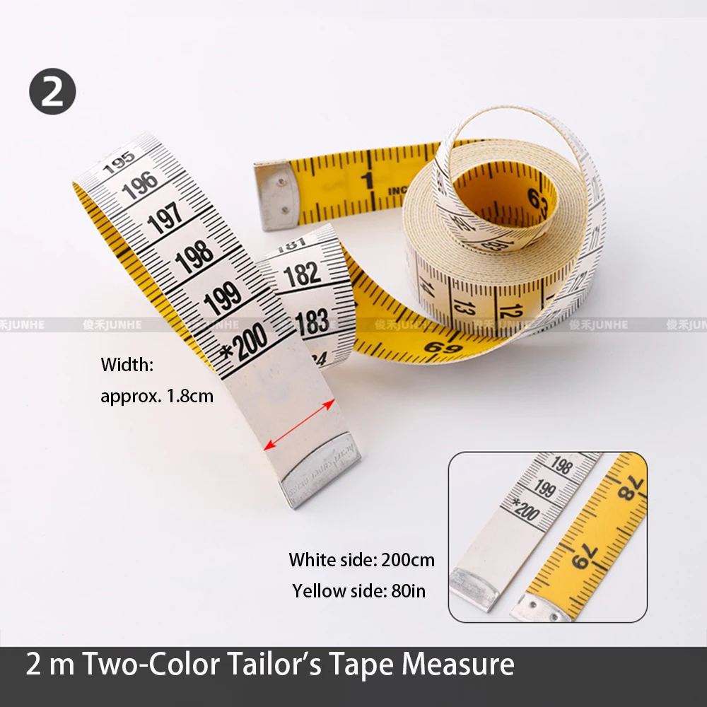 Soft Tape Measure Dual Scale CM IN 300cm 120in High Precision Fiberglass Durable Body Sewing Craft Stainless Easy Read Ruler - view 5