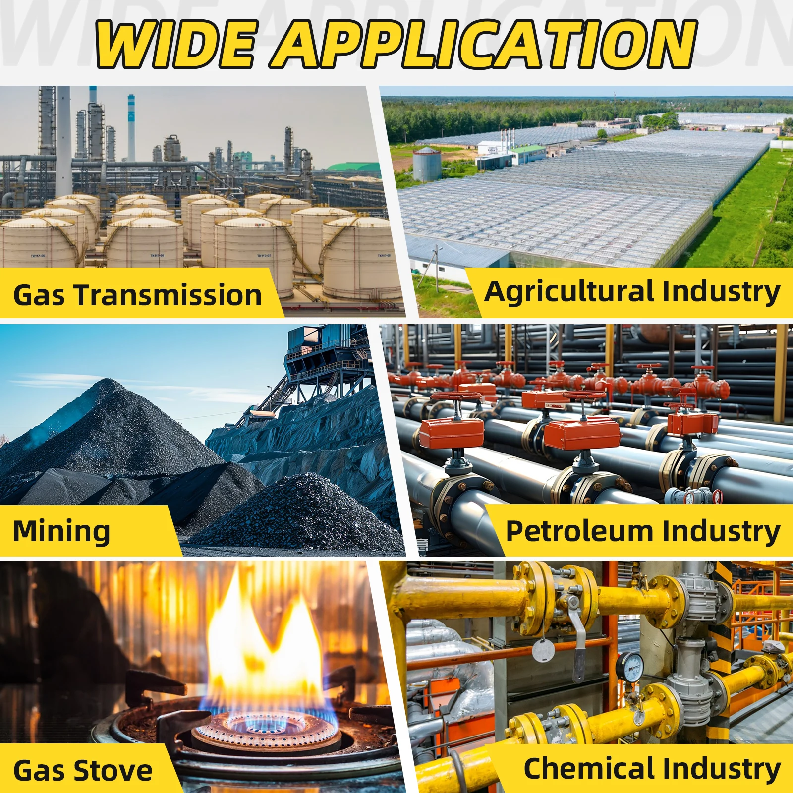 4 Gas Monitor for O2, CO, H2S, Combustible Gas Tester, Rechargeable 4 Gas Leak Detector with Sound,Light & Vibration Alarm