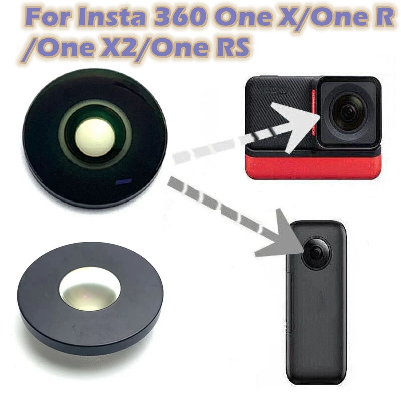 Nuove parti di riparazione dell\'occhio di pesce ottico di vetro dell\'obiettivo per la sostituzione della fotocamera Insta 360 One X/One R/One X2/One