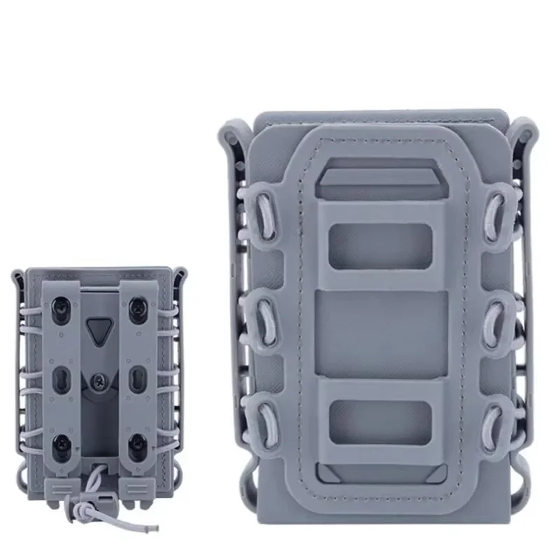 Tactical Magazine Pouch Molle for Ar15 M4 5.56 7.62 9mm Scorpion Fast Mag Quick Release Mag TPR Holster Adjustable Case Box - view 2