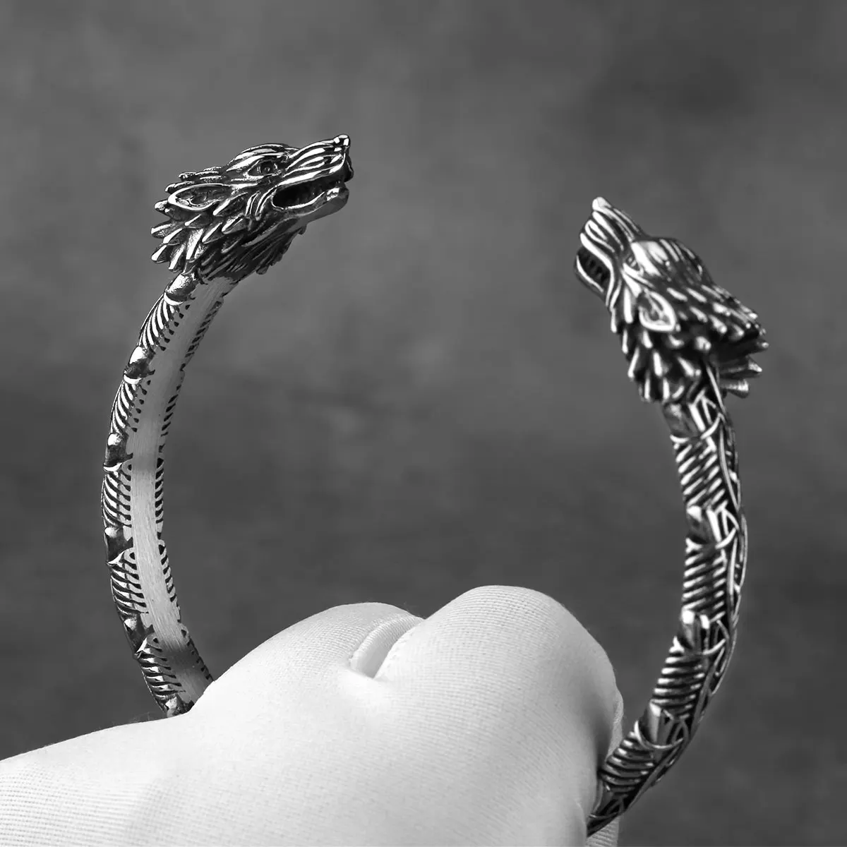 Nordic Viking Faucet Men\'s Bracelet Stainless Steel Personality Creative Jewelry Birthday Gifts for Boyfriend Jewelry Wholesale