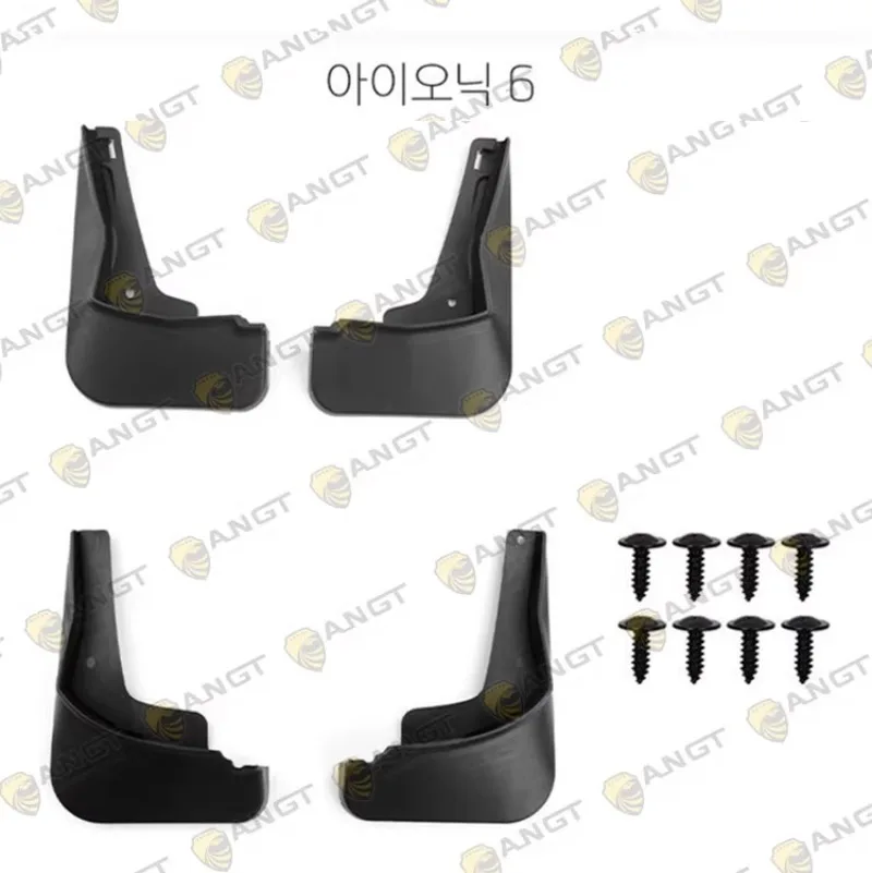 

For Hyundai IONIQ 6 Mud Guards Set - Front & Rear Wheel Splash Guards (2023+ Models, OEM Style ABS Plastic, Easy Installation)
