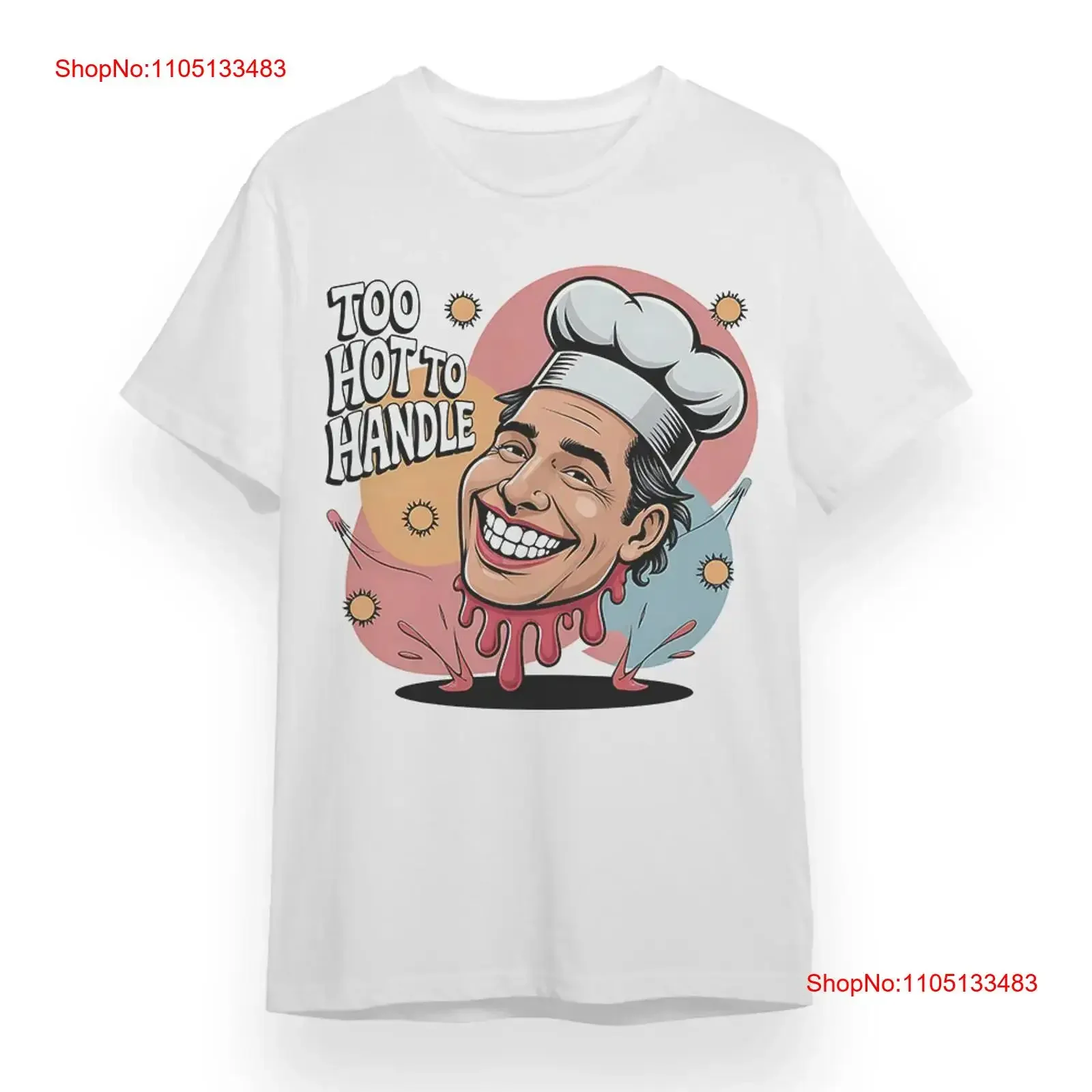 

Men's T shirt with Spicy Chef White 100 Cotton Summer USA vintage Washed Unisex streetwear Casual Comfortable Versatile