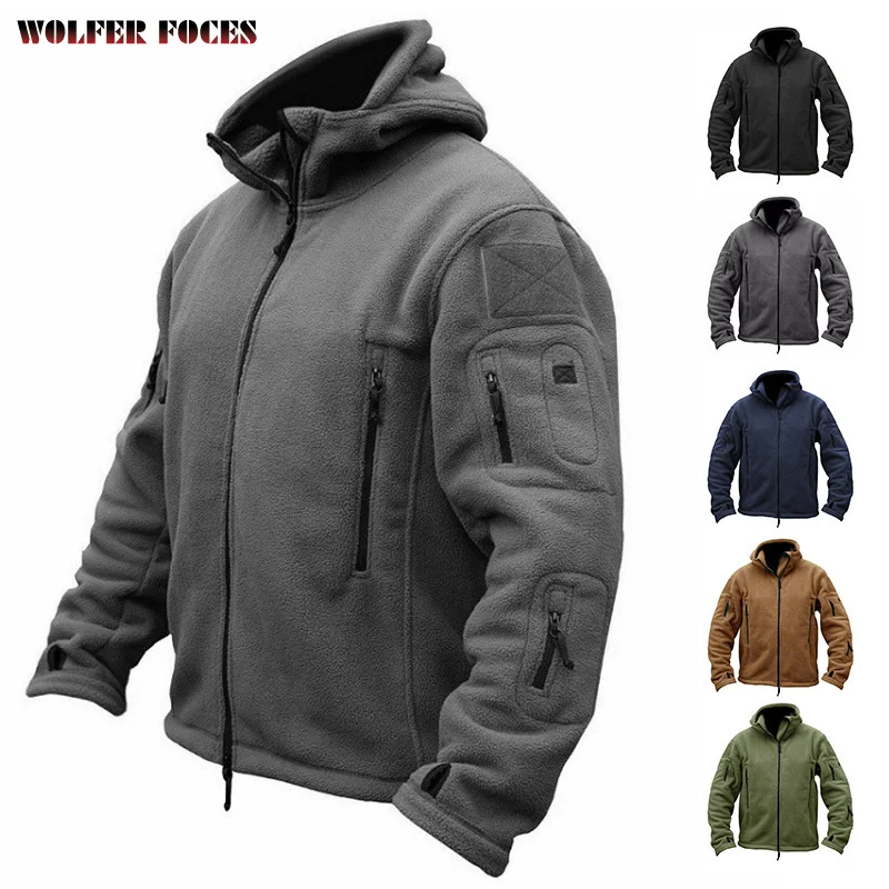 Men's Military Tactical Jacket Outdoor Sports High Collar Bigsize Custom Coat Winter Man Bomber s Mountaineering