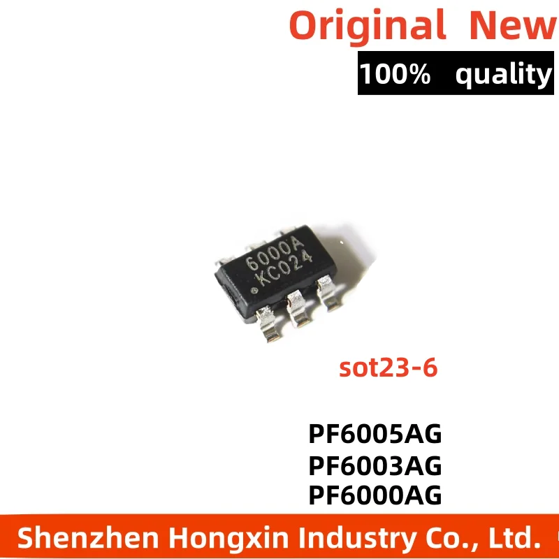 

(10piece) New PF6000AG PF6003AG PF6005AG 6000A 6003A 6005A sot23-6 LCD power management driver chip