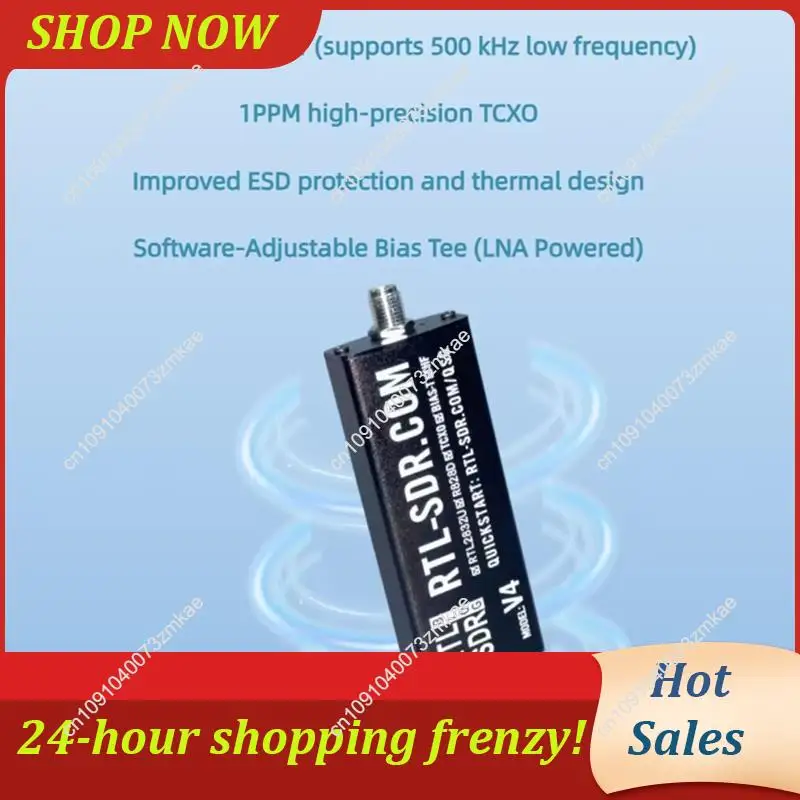 Daily Sale RTL-SDR Blog V4 Software Defined Radio 1PPM TCXO SMA RTLSDR Software Defined Radio mit Mehrzweckantenne