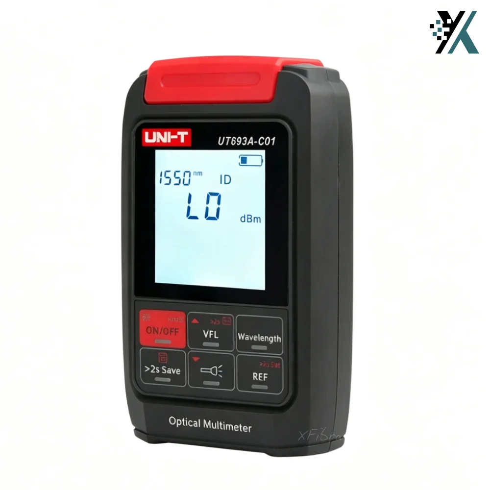 4-In-1 OPM with Data Storage 30Mw Red Light Source VFL Network Cable Detector Multi Functional Optical Power Meter