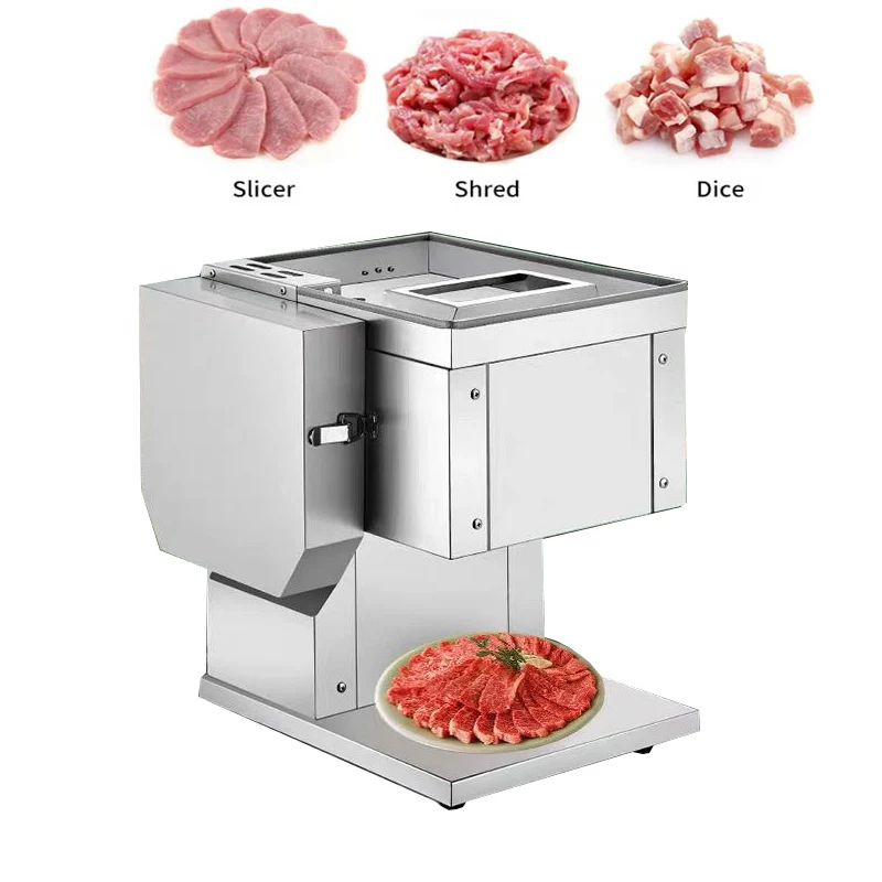 Luxurious Meat Cutting Machine Vegetable Cutter Easy To Clean Meat Slicer