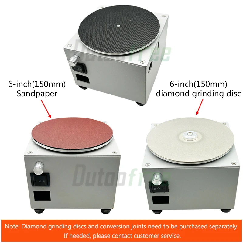 Imagem -06 - Moagem de Disco Elétrico Pequeno 120w Lixa Adesiva Placa de Alumínio Polegada com 20 Lixa