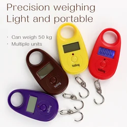 25Kg 5g Mini Digital Scale Electronic Fishing Weight Pocket Luggage Scales Hanging Hook Mini LCD Weighing Scale