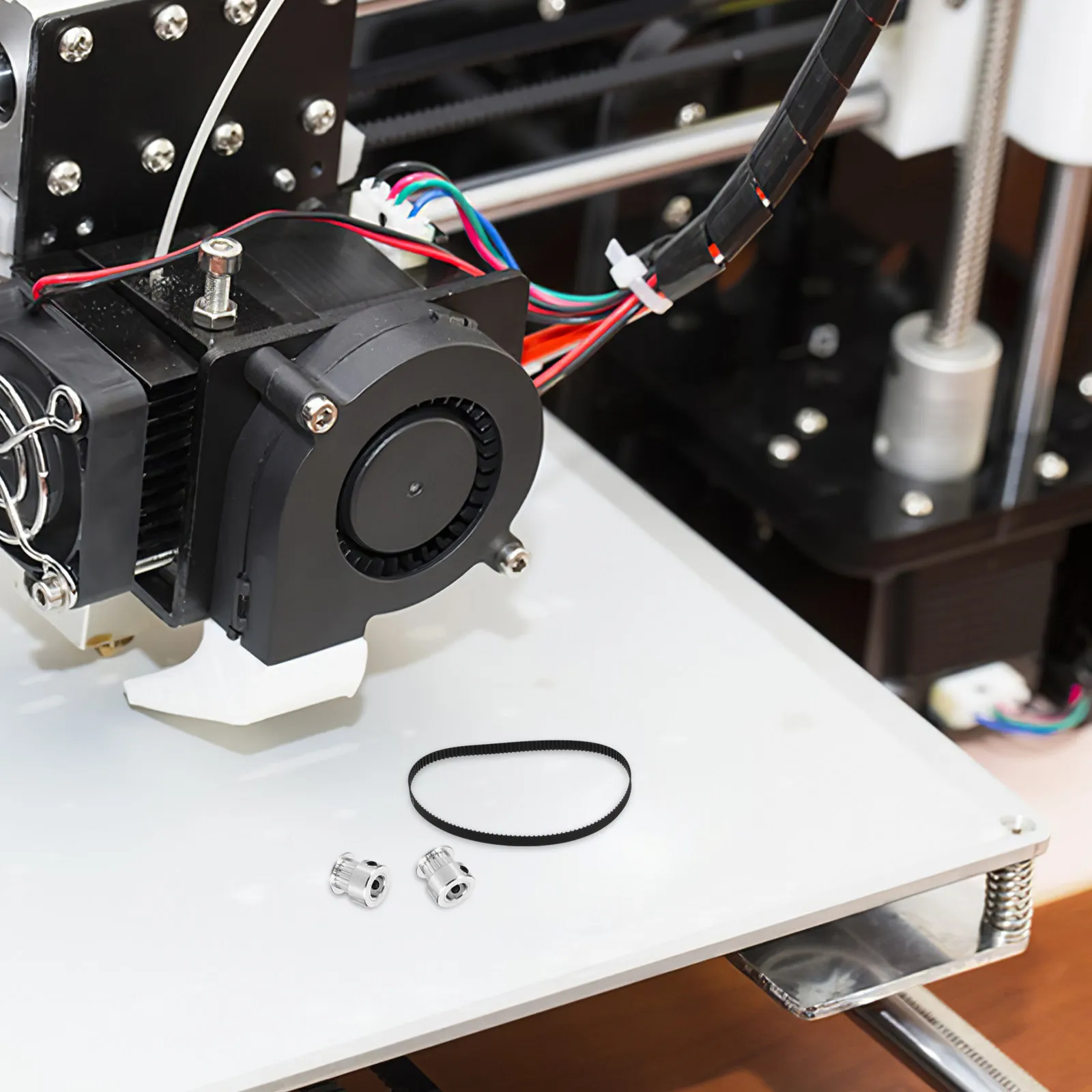 

Комплект ремней ГРМ GT2 (6 мм, резиновые) для 3D-принтеров, совместимый с Ender I3, Anet A8