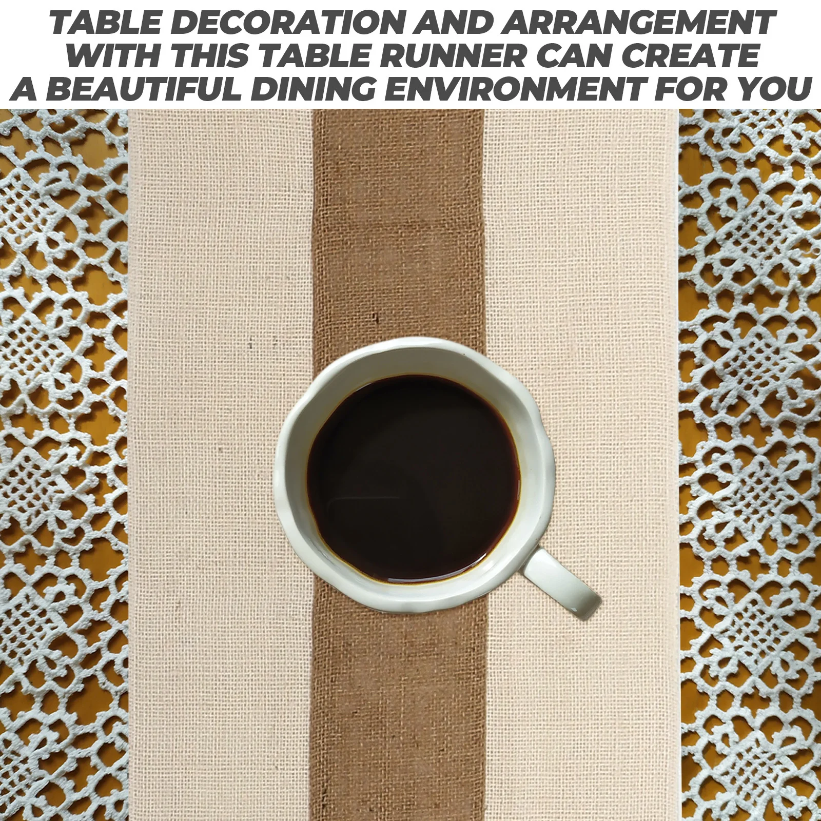 

Fall Table Runner 72 Inches Long Flax Tablecloth Farmhouse Harvest Party Decorative Dining Table Cover for Home Restaurant