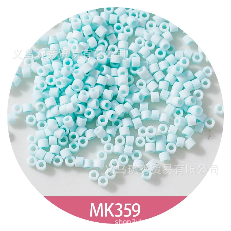 1.6 مللي متر ماتي بلون العتيقة الخرز اليدوية DIY بها بنفسك معكرون الزجاج الأرز الخرز سوار قلادة مواد التطريز الفرنسية #4