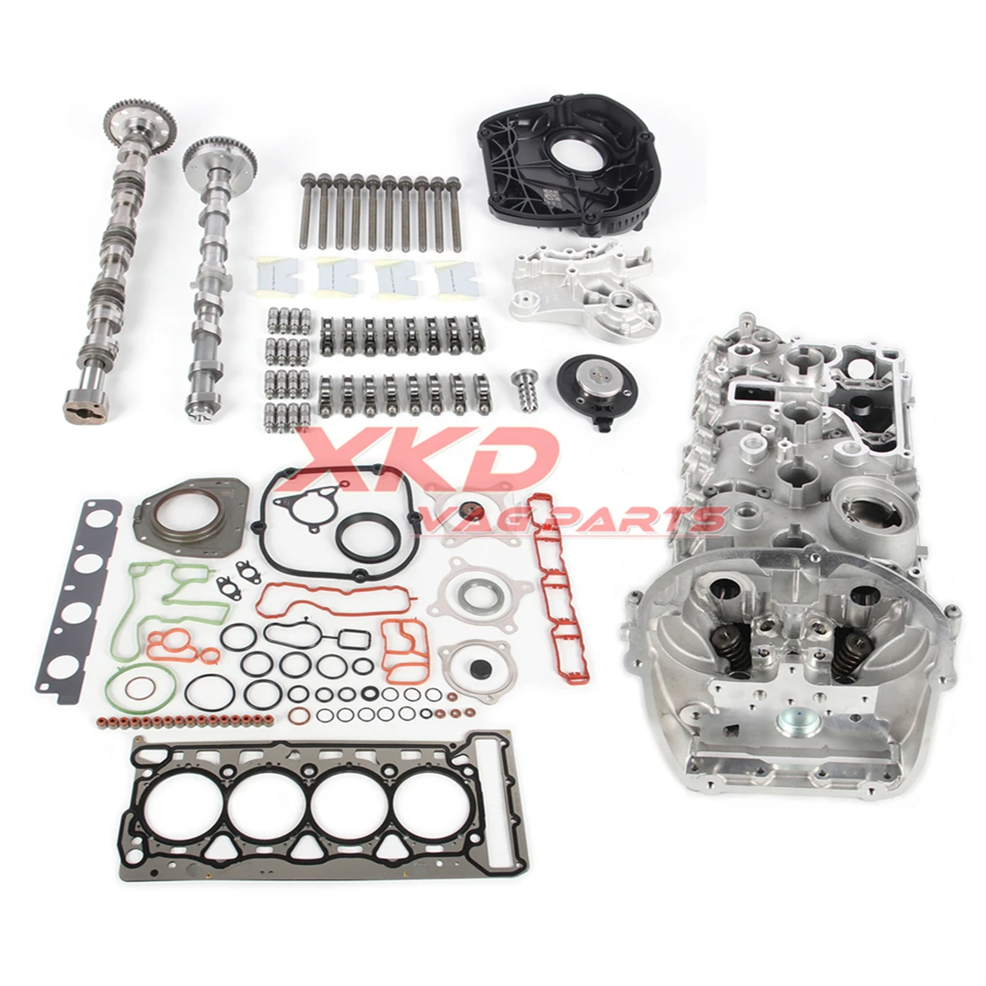 2.0T Complete Cylinder Head Assembly & Gaskets Kit Fit For Audi A4 2008-2015, A5 2012-2017, Q5 2013-2017 CPMA CPMB