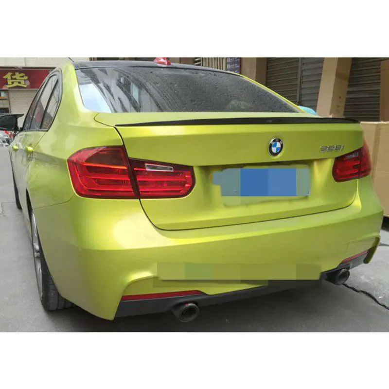 F30 Carbon Fiber Rear Trunk Spoiler Wing S Style For BMW F30 3 Series Saloon / F80 M3 2012 +