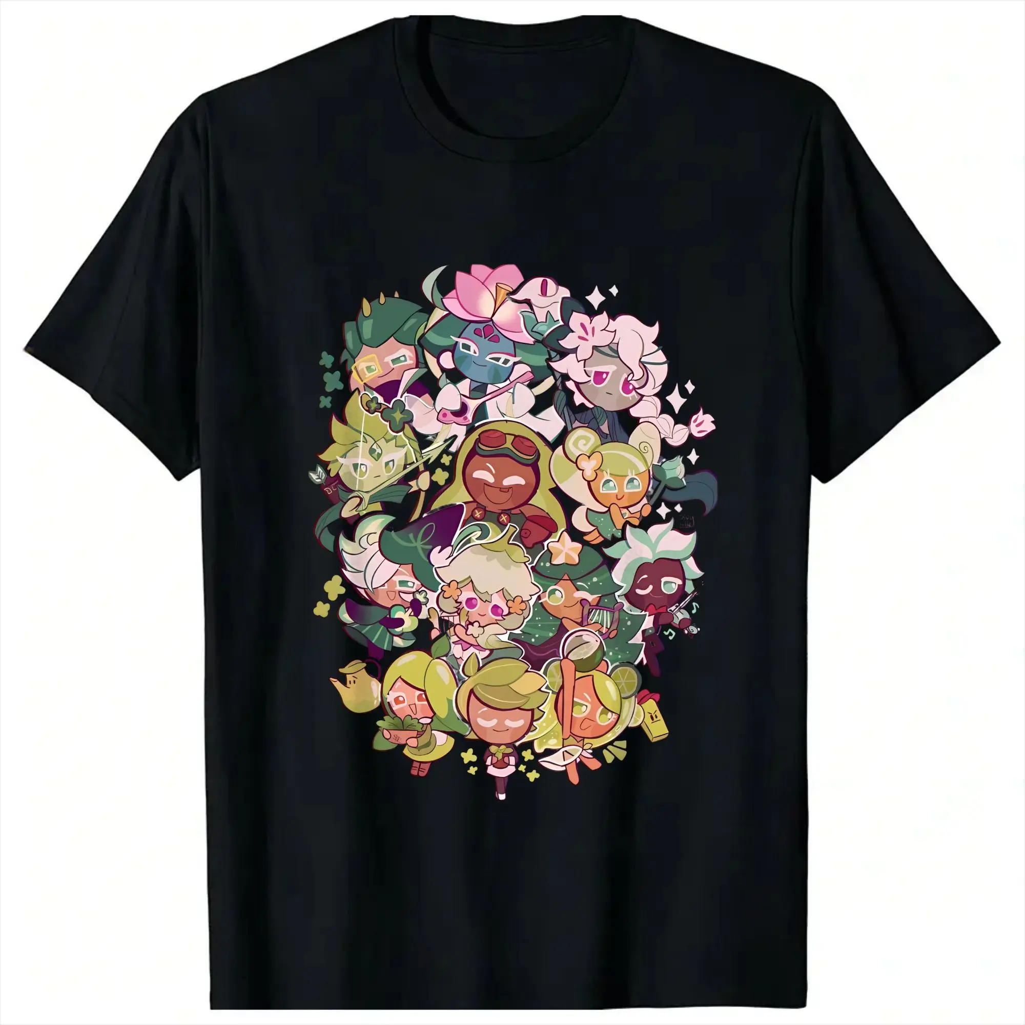 Oversized T Shirt Cookie Run Kingdom Cotton T-Shirts  Fashion Tee Shirt for Couple Summer Y2K Funny Casual Short Sleeve Tees